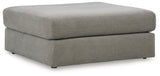 Avaliyah Ash 5-Piece Sectional Sofa with Ottoman angled front view