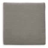 Avaliyah Ash Chenille Oversized Accent Ottoman