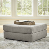 Room setting with Avaliyah Ash 2-Piece Sectional Sofa with Ottoman