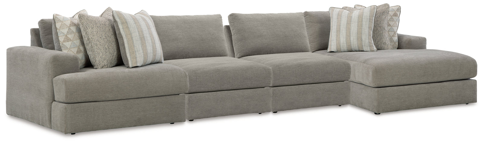 main view of Avaliyah Ash 4-Piece Sectional sectional sofa