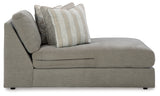 Close side view of Avaliyah Ash 4-Piece Sectional Sofa