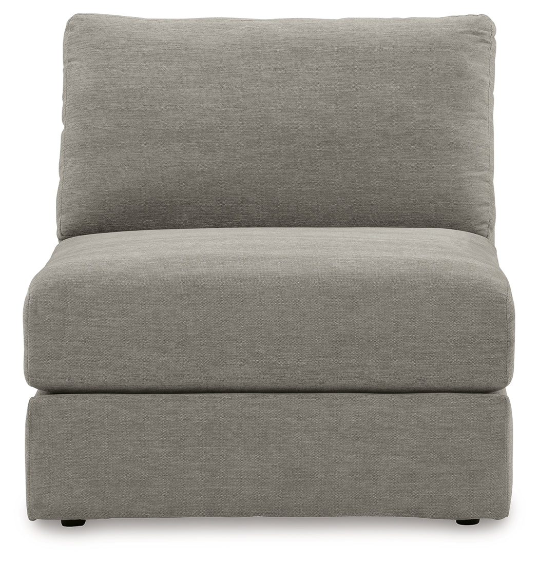 Alternate side view of Avaliyah Ash 4-Piece Sectional Sofa