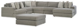 Avaliyah Ash 6-Piece Sectional Sofa main presentation