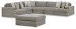 Avaliyah Ash 6-Piece Sectional Sofa side view