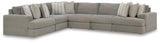 Avaliyah Ash 6-Piece Sectional Sofa detailed view