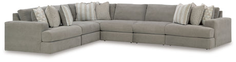 Avaliyah Ash 6-Piece Sectional Sofa detailed view