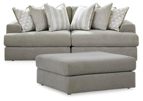 Avaliyah Ash 2-Piece Sectional with Ottoman - image 2