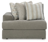 Head-on main view of Avaliyah Ash 4-Piece Sectional Sofa