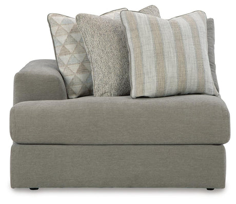 Avaliyah Ash Chenille 4-Piece Sectional - image 8