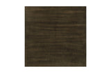Top view of Hazel charcoal brown square dining table