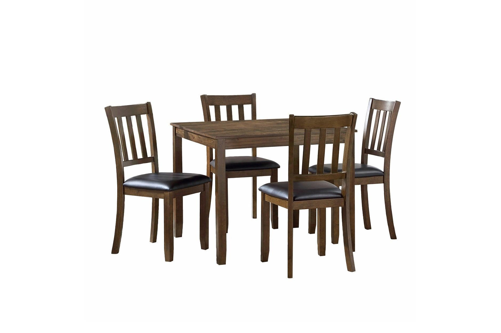 Main view of Faust Charcoal Brown 5-piece dining set