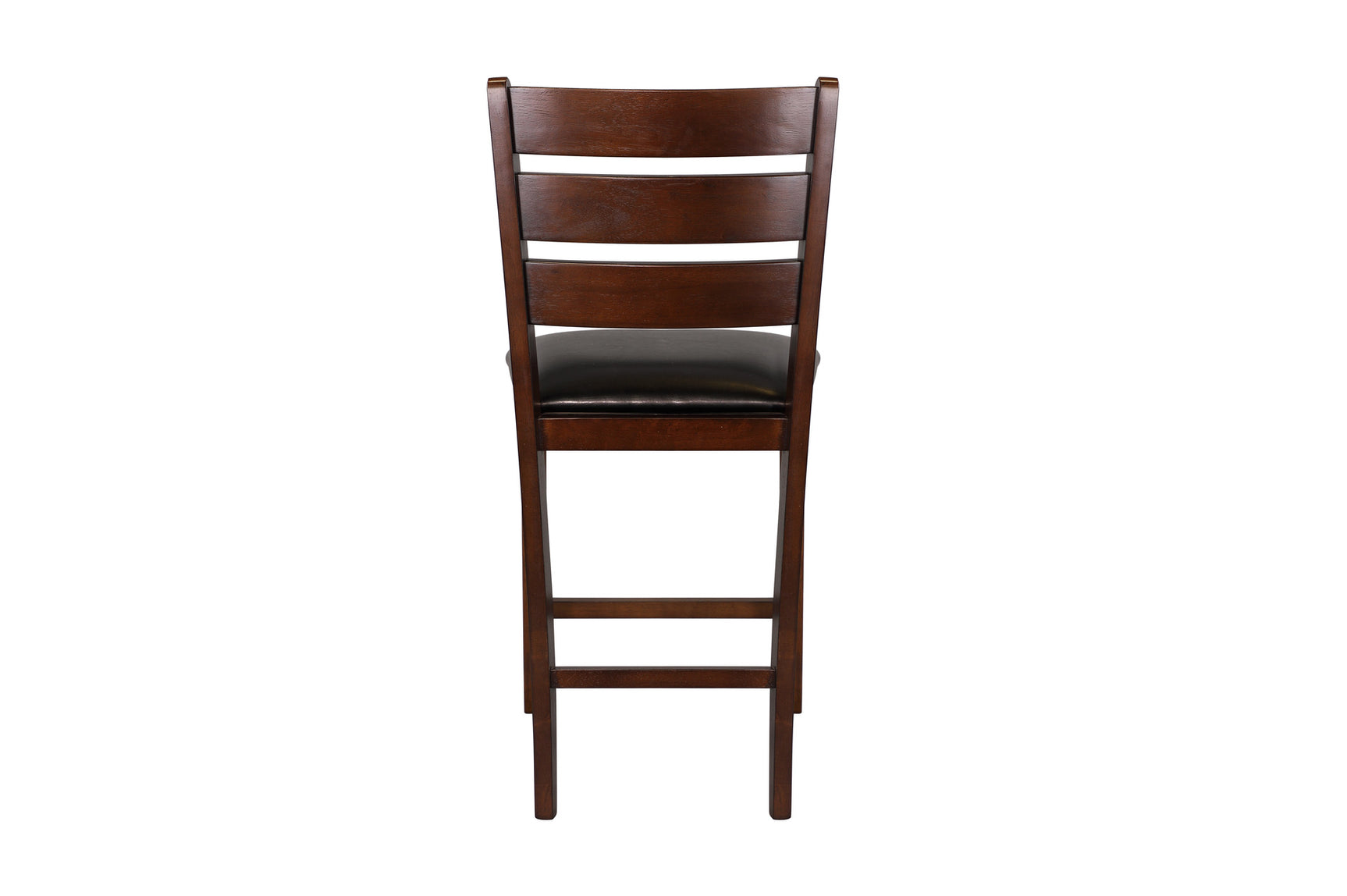 Main back view of Ameillia Dark Cherry Counter Height Dining Set