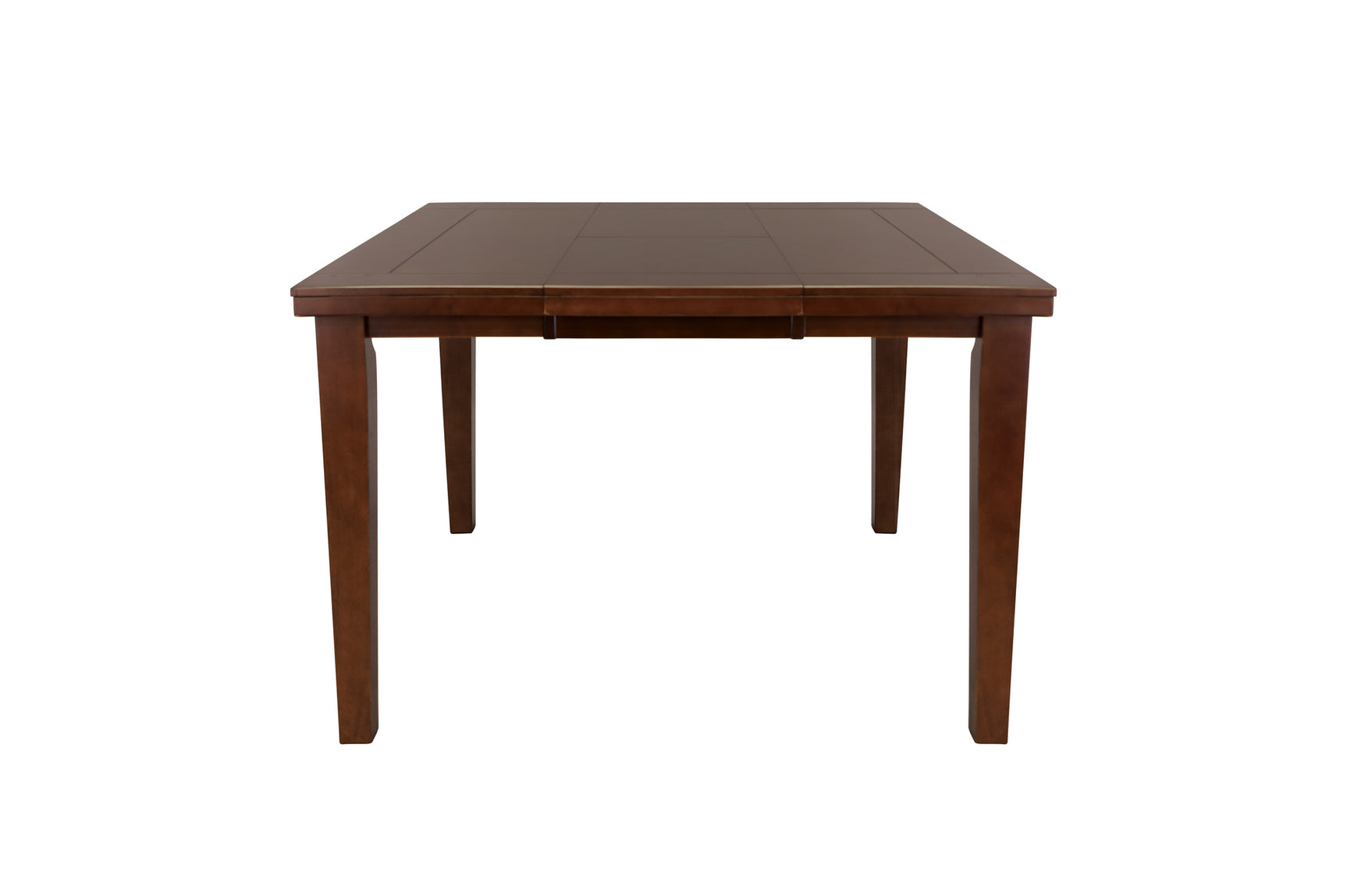 Detail view of Ameillia Dark Cherry Counter Height Dining Set
