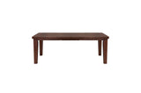 Another main view of Ameillia Dark Oak Faux Leather Rectangular Dining Room Set