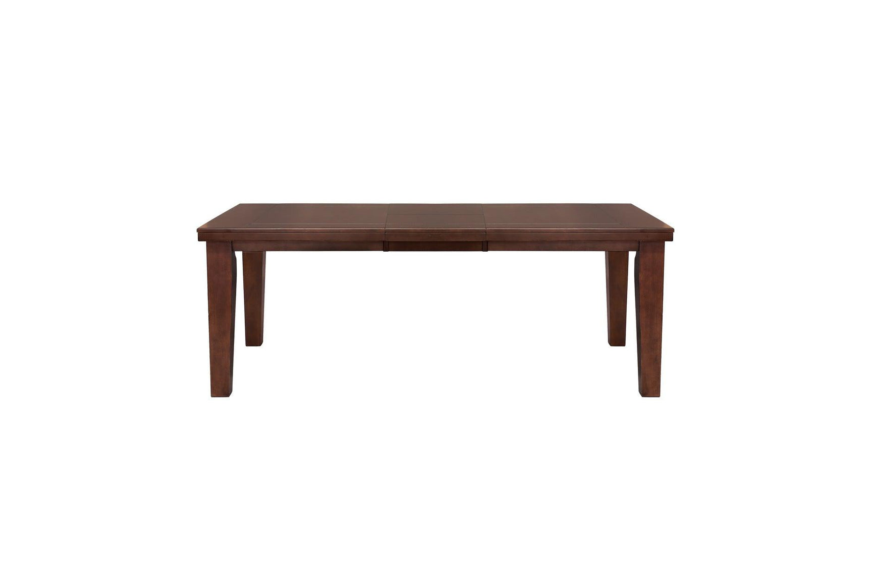 Another main view of Ameillia Dark Oak Faux Leather Rectangular Dining Room Set