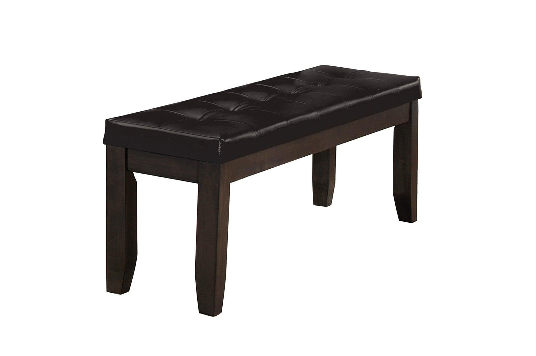 Detailed view of Ameillia Dark Oak Faux Leather Seat