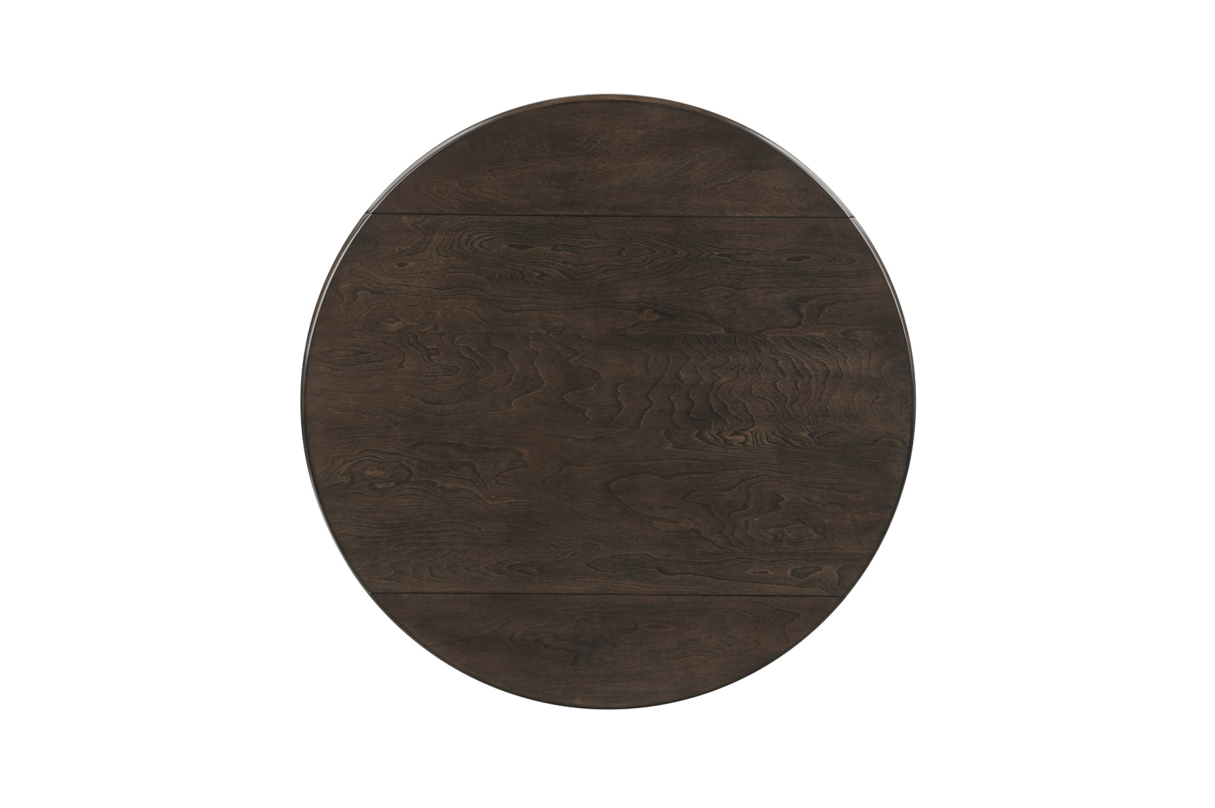 Top view of Rutland Brown Dining Room Set table surface