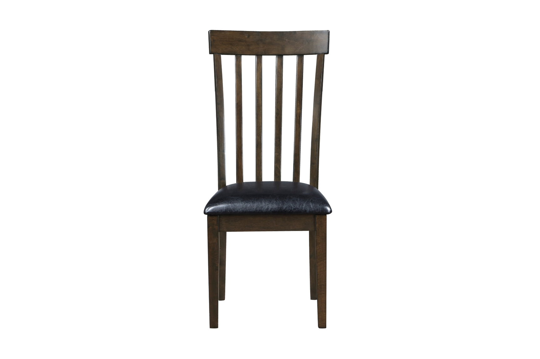 Front detail view of Rutland Brown Dining Room Set chairs