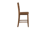 side view of Stowe Light Brown Counter Height Set furniture