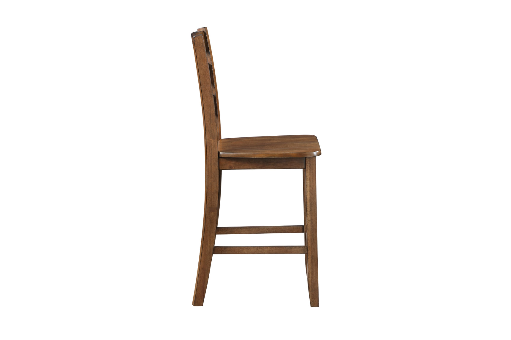 side view of Stowe Light Brown Counter Height Set furniture