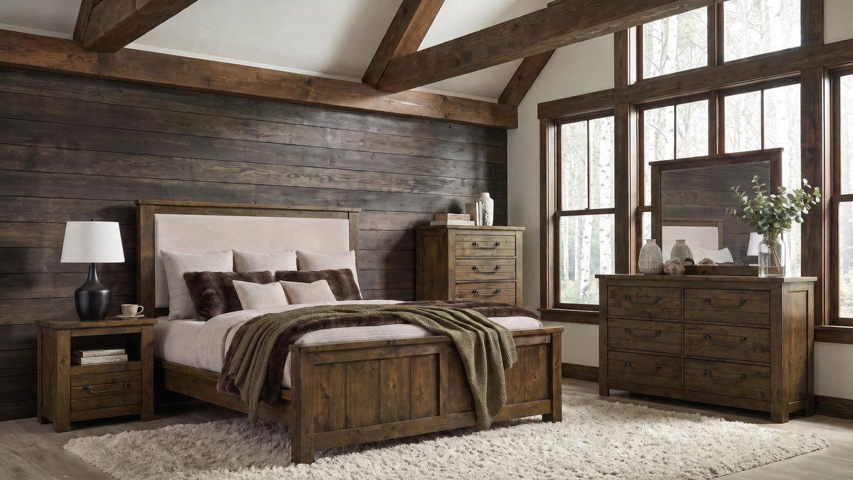 Doherty 6-Drawer Bedroom Dresser Rustic Brown — product image 14