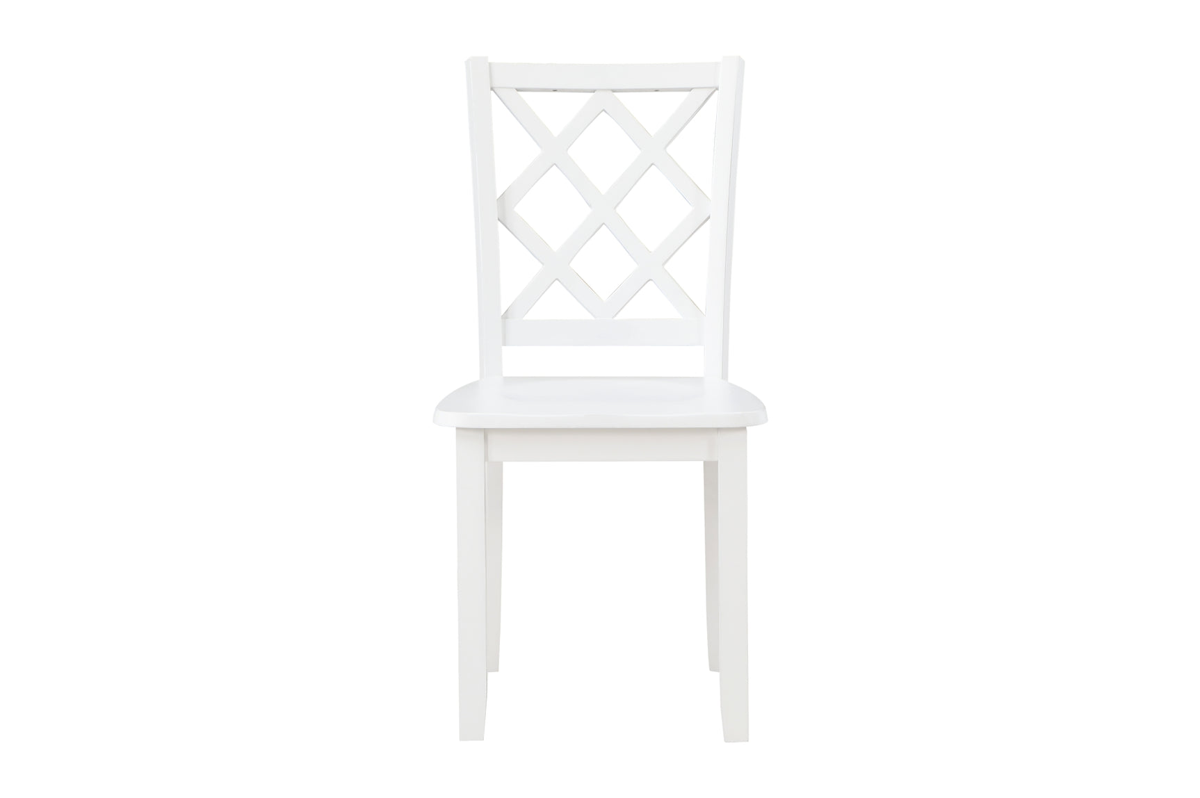 close-up detail of Stowe White dining chair upholstery