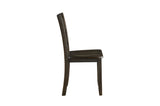 side view of dining chair