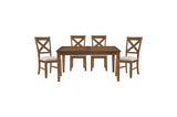 Stowe Dining Brown Dining Room Set bench seating