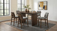 Decker 7-piece 70-inch Counter Height Dining Set in Grey and Walnut — product view