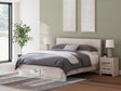 Lawroy Light Natural King Panel Storage Bed — product view