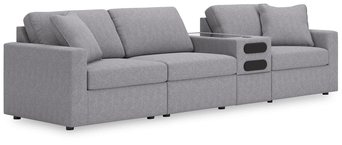 Modmax Granite Next-Gen Nuvella™ 4-Piece Sectional — product view