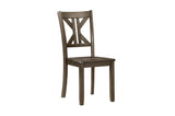 Main view of Rivera Charcoal Brown Square Dining Room Set with chairs