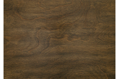 Room view of Rivera Charcoal Brown Square Dining Room Set setup