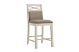 front view of dining table with bench option in Stowe Set