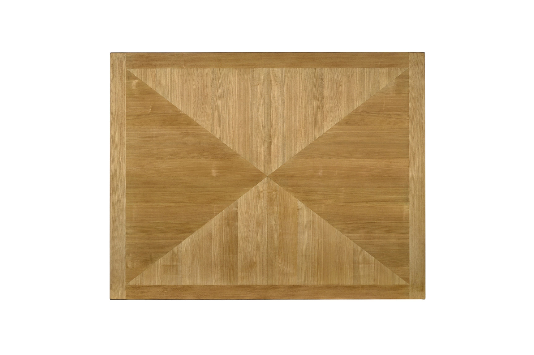 top view of white and gray dining table from Stowe Set