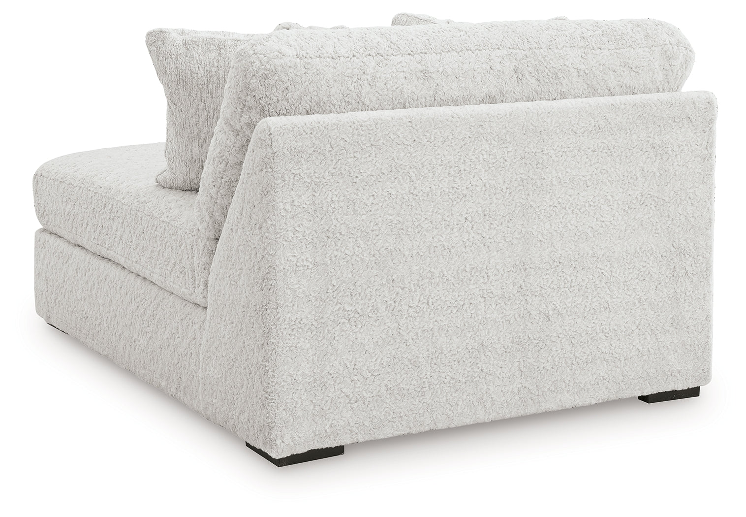 Side view of sectional sofa Cuddle Plush Arctic 5-Piece with chaise