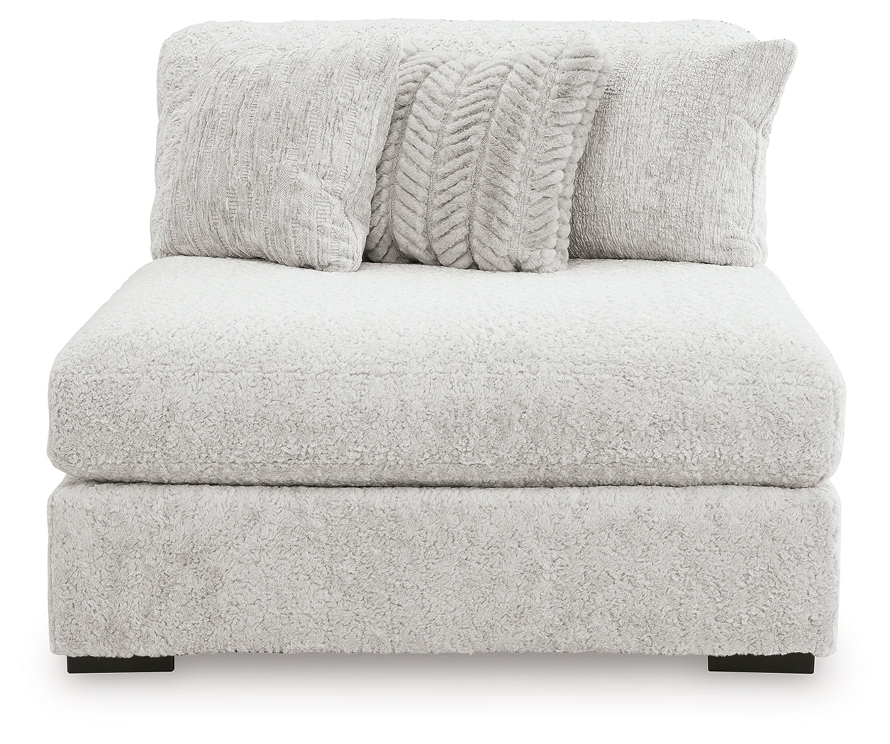 Detail view of Cuddle Plush Arctic 5-Piece Sectional sofa