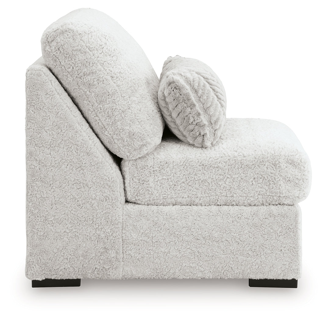 Main view side angle of sectional sofa