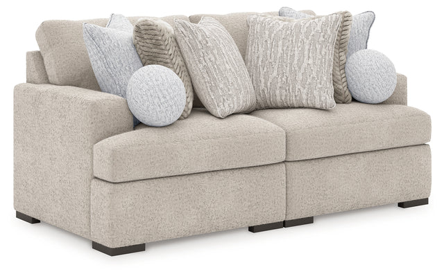 Cuddle Plush Arctic 2-Piece Sectional sofa main view