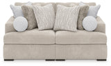 Room view with Cuddle Plush Arctic sectional sofa