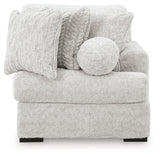 Room view of Cuddle Plush sectional sofa with chaise