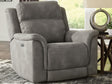 main view of recliner with seat closed