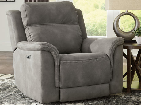 main view of recliner with seat closed