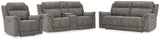 Loveseat reclining position