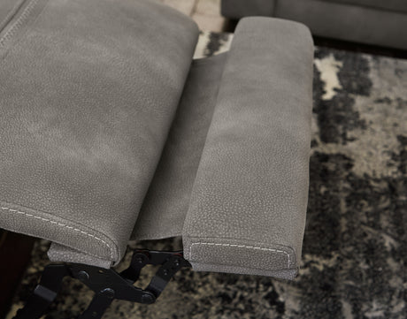 Next-Gen DuraPella Slate Microfiber Power Recliner main view