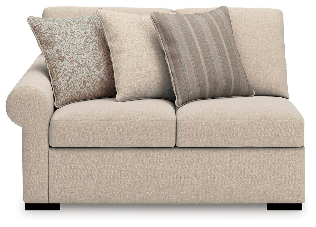 LadyMae Twill 4-Piece Sectional - image 8