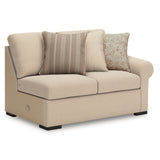 Close-up of chaise on LadyMae sectional sofa