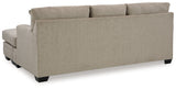 Detail of sofa chaise chaise lounge section