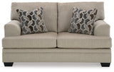 Stonemeade Taupe Sofa Loveseat Chair and Ottoman