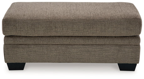detailed upholstery view of Stonemeade Nutmeg sofa set